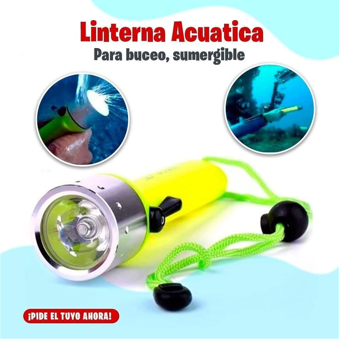 Linterna Acuatica Buceo Sumergible REF1590 – Los Victorinos